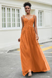 A-Linie Tüll Ballkleid mit Applikationen und Schleppe, mit Schlitz, formelle Abendkleider