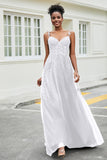 A-Linie Tüll Ballkleid mit Applikationen und Schleppe, mit Schlitz, formelle Abendkleider