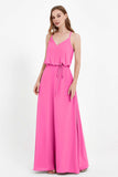 Spaghetti Straps Chiffon Bridesmaid Dress Boho Floor Length Formal Evening Dresses Gowns