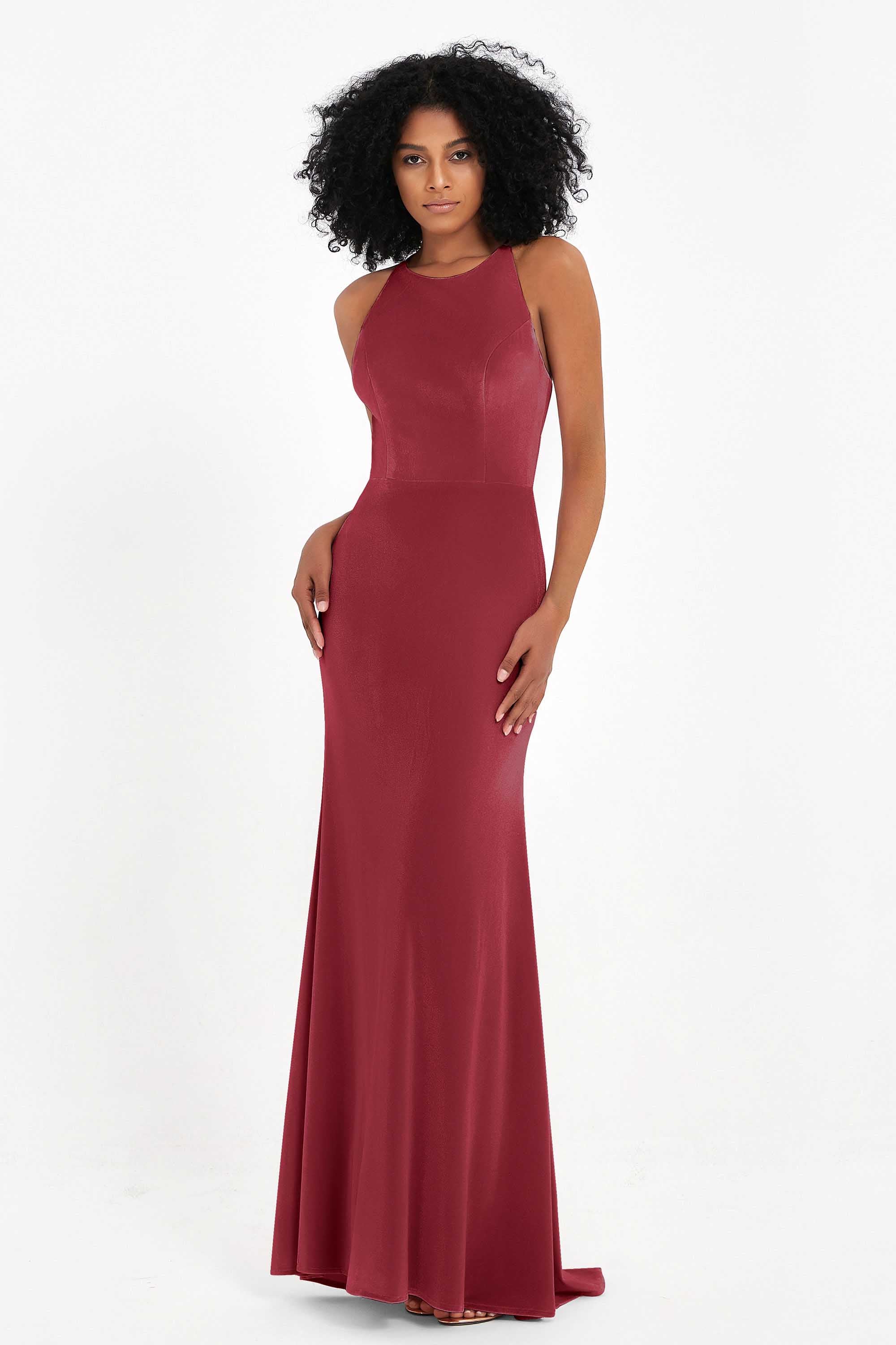 Bodycon Velvet Formal Evening Dress Sleeveless Pleated Sheath Women's Party Gowns Dresses