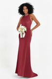 Bodycon Velvet Formal Evening Dress Sleeveless Pleated Sheath Women's Party Gowns Dresses