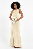 Bodycon Velvet Formal Evening Dress Sleeveless Pleated Sheath Women's Party Gowns Dresses