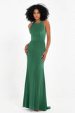 Bodycon Velvet Formal Evening Dress Sleeveless Pleated Sheath Women's Party Gowns Dresses