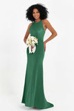 Bodycon Velvet Formal Evening Dress Sleeveless Pleated Sheath Women's Party Gowns Dresses