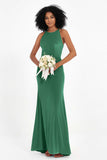 Bodycon Velvet Formal Evening Dress Sleeveless Pleated Sheath Women's Party Gowns Dresses