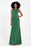 Bodycon Velvet Formal Evening Dress Sleeveless Pleated Sheath Women's Party Gowns Dresses