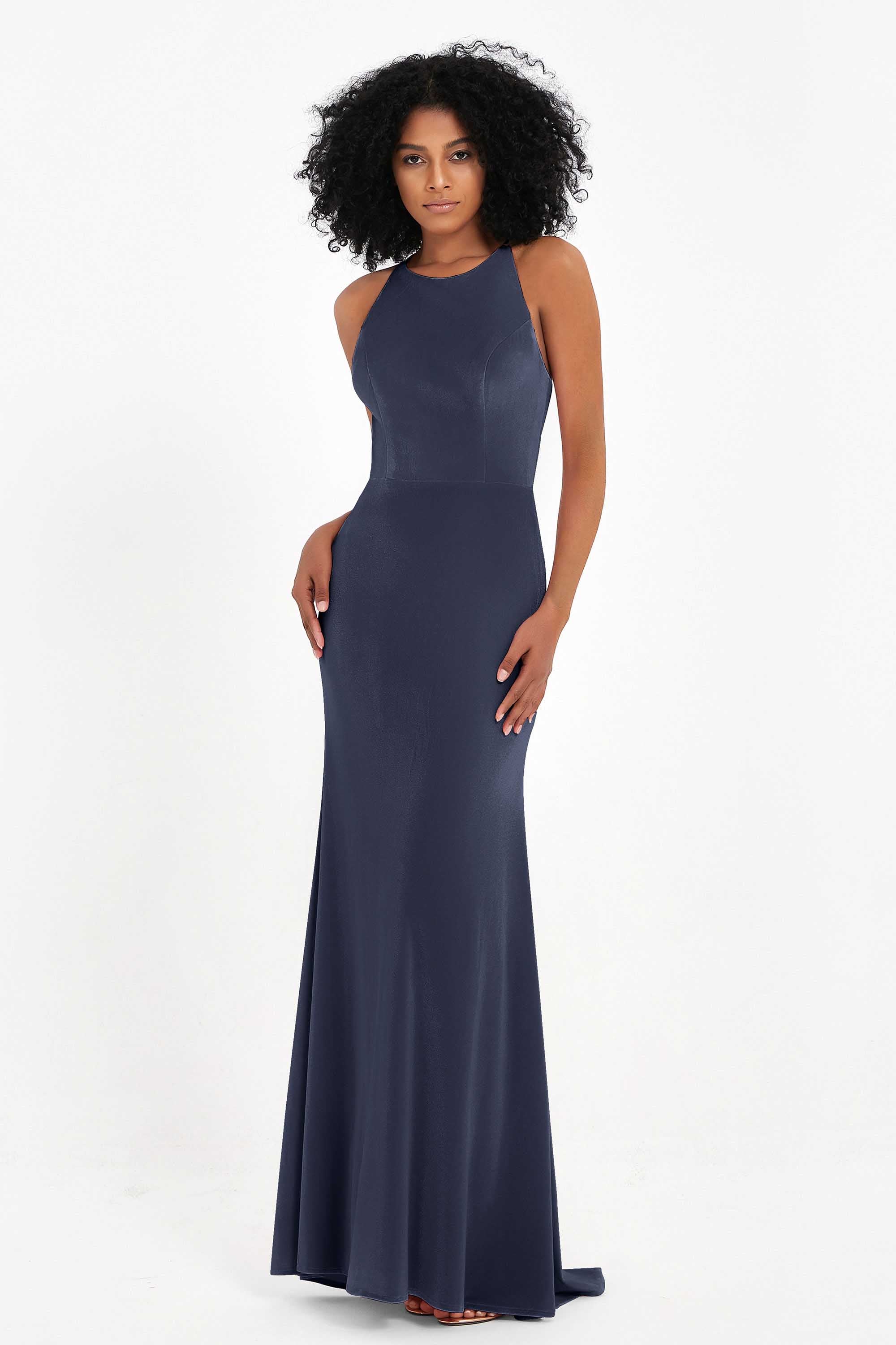Bodycon Velvet Formal Evening Dress Sleeveless Pleated Sheath Women's Party Gowns Dresses