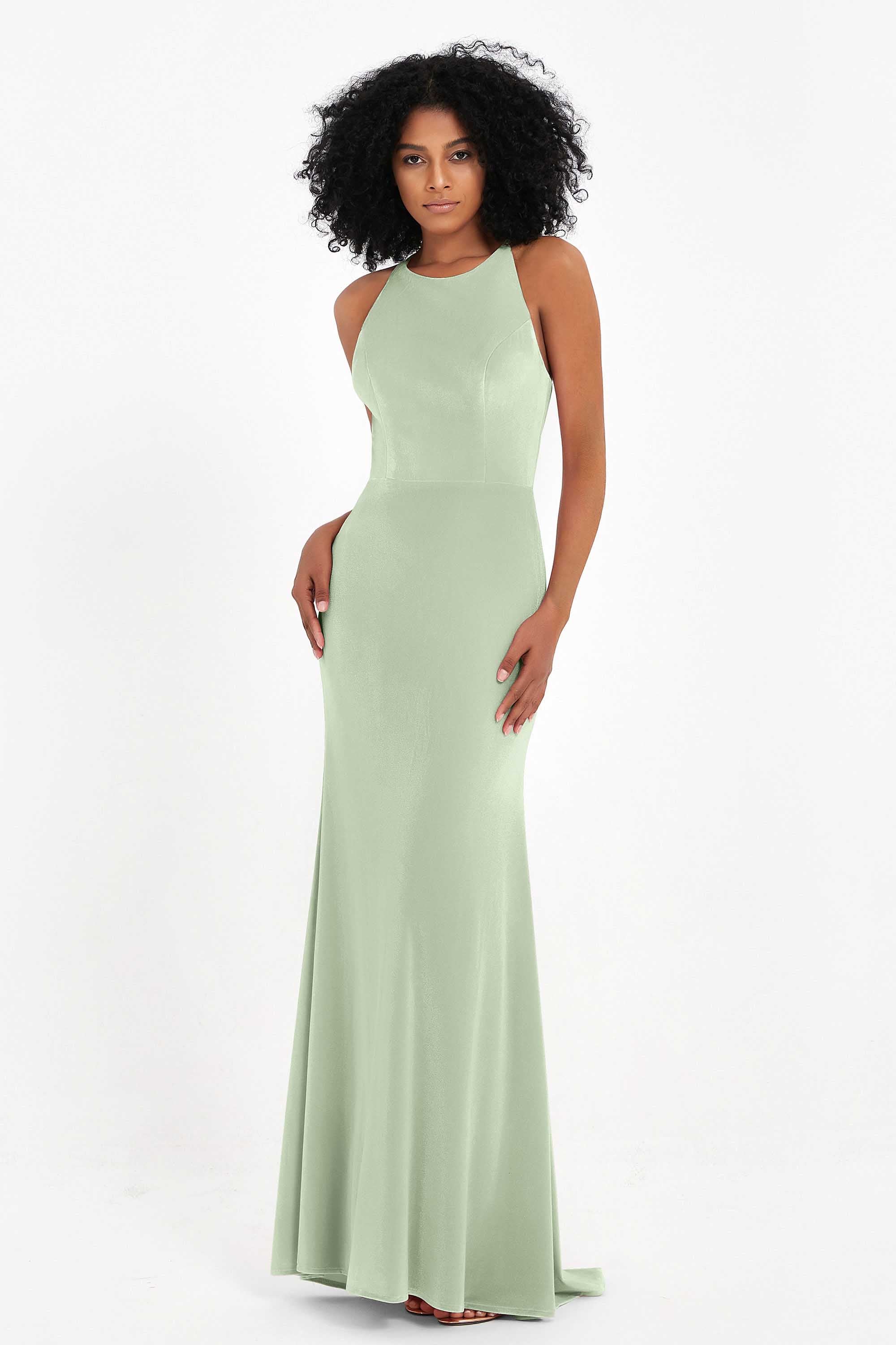 Bodycon Velvet Formal Evening Dress Sleeveless Pleated Sheath Women's Party Gowns Dresses