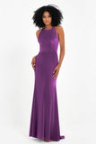 Bodycon Velvet Formal Evening Dress Sleeveless Pleated Sheath Women's Party Gowns Dresses