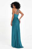 Bodycon Velvet Formal Evening Dress Sleeveless Pleated Sheath Women's Party Gowns Dresses