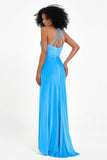 Bodycon Velvet Formal Evening Dress Sleeveless Pleated Sheath Women's Party Gowns Dresses