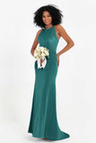 Bodycon Velvet Formal Evening Dress Sleeveless Pleated Sheath Women's Party Gowns Dresses