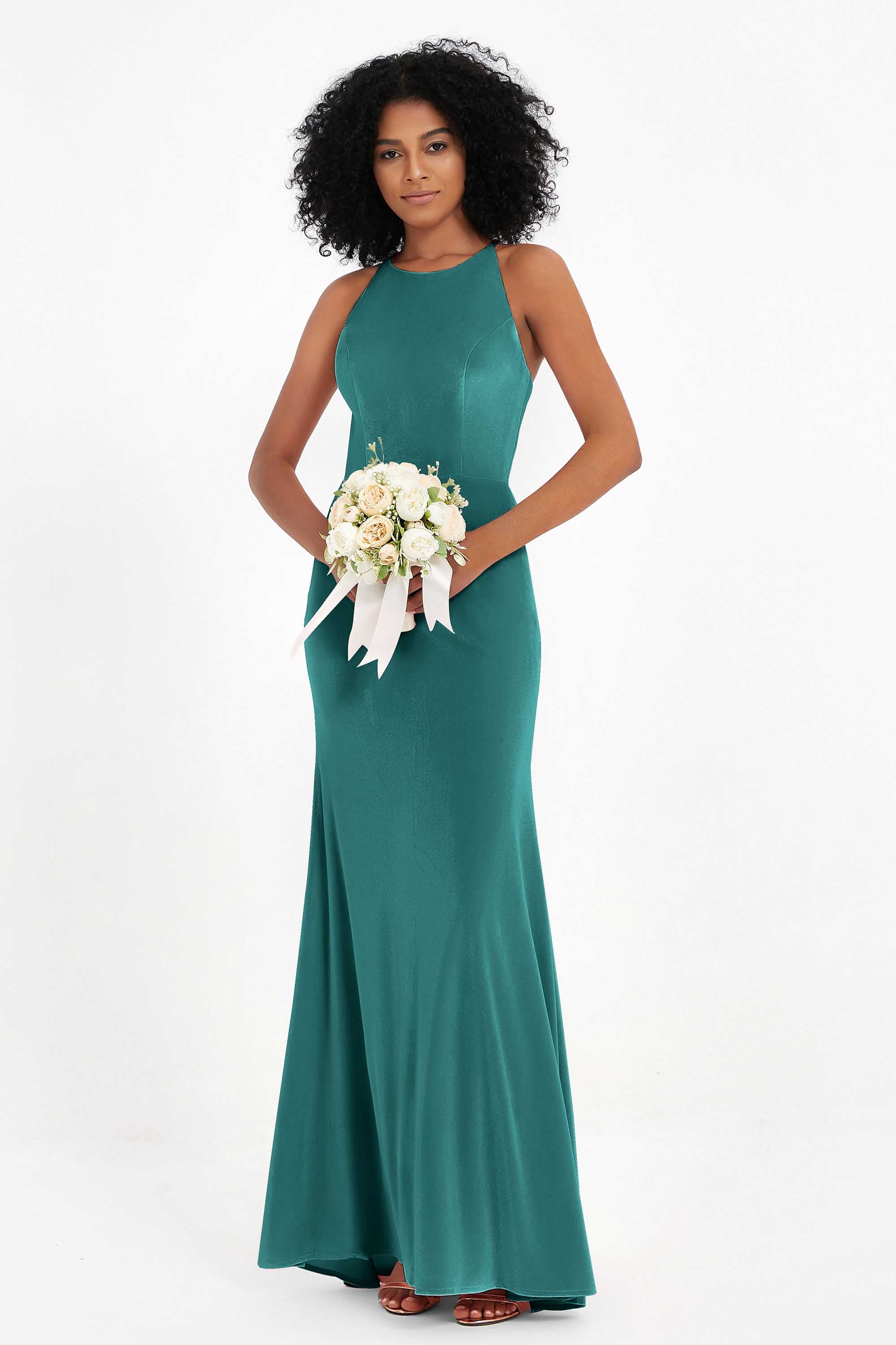 Bodycon Velvet Formal Evening Dress Sleeveless Pleated Sheath Women's Party Gowns Dresses