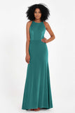 Bodycon Velvet Formal Evening Dress Sleeveless Pleated Sheath Women's Party Gowns Dresses