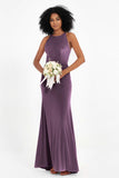 Bodycon Velvet Formal Evening Dress Sleeveless Pleated Sheath Women's Party Gowns Dresses