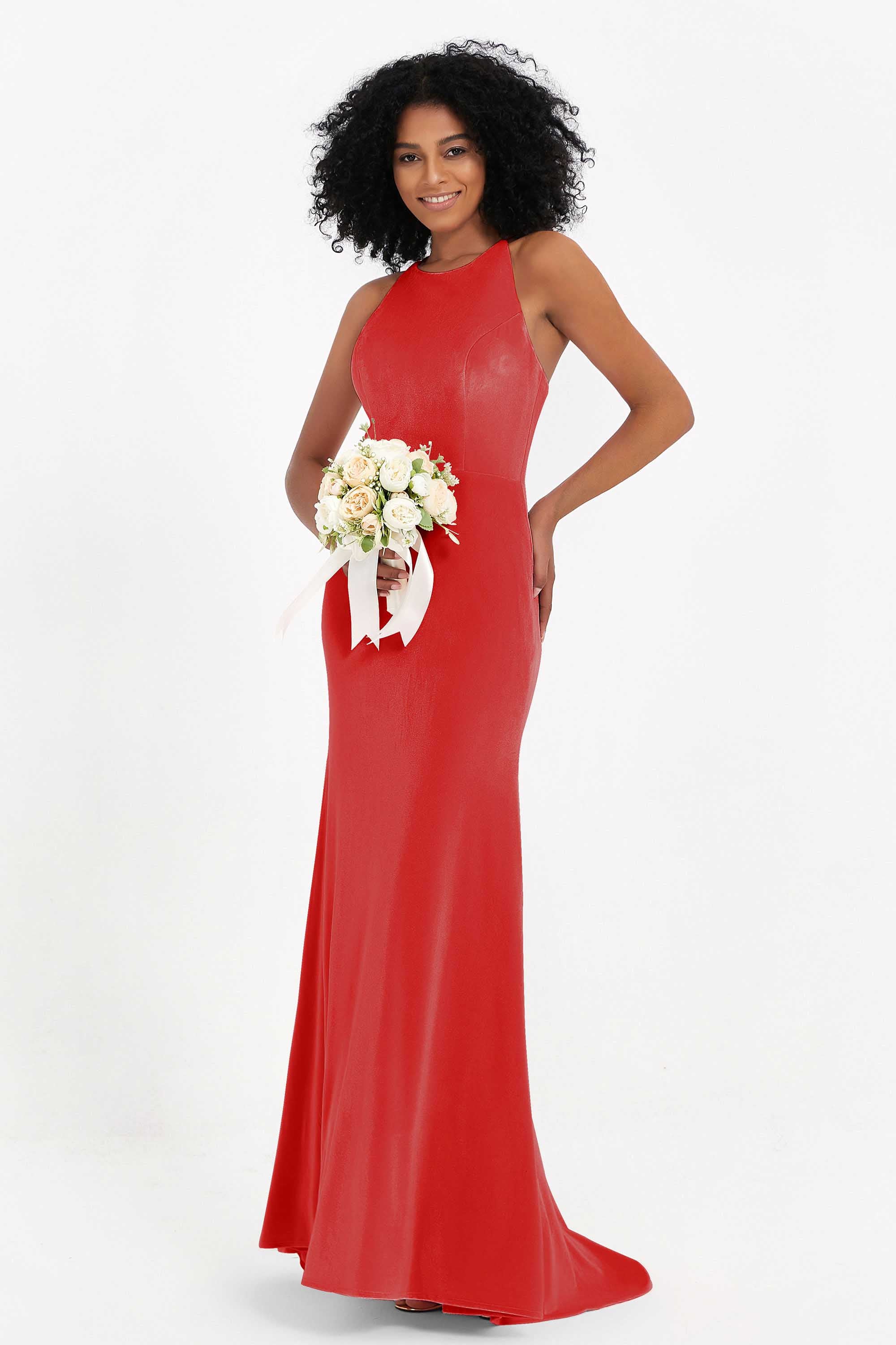 Bodycon Velvet Formal Evening Dress Sleeveless Pleated Sheath Women's Party Gowns Dresses