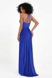 Bodycon Velvet Formal Evening Dress Sleeveless Pleated Sheath Women's Party Gowns Dresses