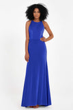 Bodycon Velvet Formal Evening Dress Sleeveless Pleated Sheath Women's Party Gowns Dresses
