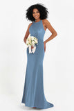 Bodycon Velvet Formal Evening Dress Sleeveless Pleated Sheath Women's Party Gowns Dresses