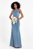Bodycon Velvet Formal Evening Dress Sleeveless Pleated Sheath Women's Party Gowns Dresses