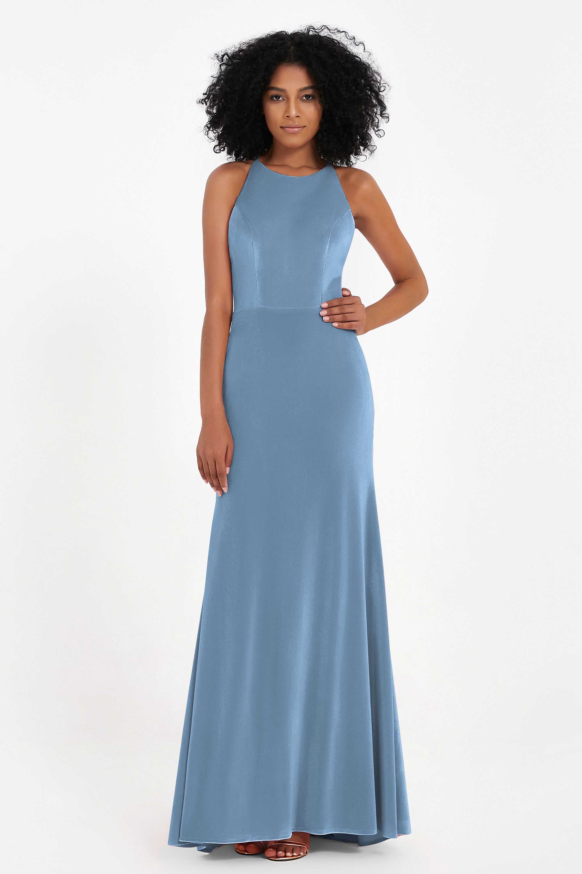 Bodycon Velvet Formal Evening Dress Sleeveless Pleated Sheath Women's Party Gowns Dresses