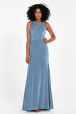 Bodycon Velvet Formal Evening Dress Sleeveless Pleated Sheath Women's Party Gowns Dresses