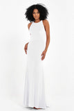 Bodycon Velvet Formal Evening Dress Sleeveless Pleated Sheath Women's Party Gowns Dresses