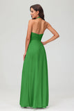 A Line Halter Chiffon Bridesmaid Dresses Women's Formal Evening Prom Dress Gowns