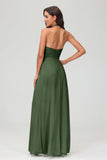 A Line Halter Chiffon Bridesmaid Dresses Women's Formal Evening Prom Dress Gowns