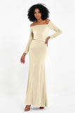 Off the Shoulder Velvet Formal Evening Dresses with Sash Long Prom Party Gowns