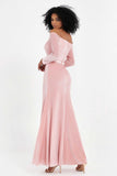 Off the Shoulder Velvet Formal Evening Dresses with Sash Long Prom Party Gowns