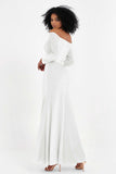 Off the Shoulder Velvet Formal Evening Dresses with Sash Long Prom Party Gowns