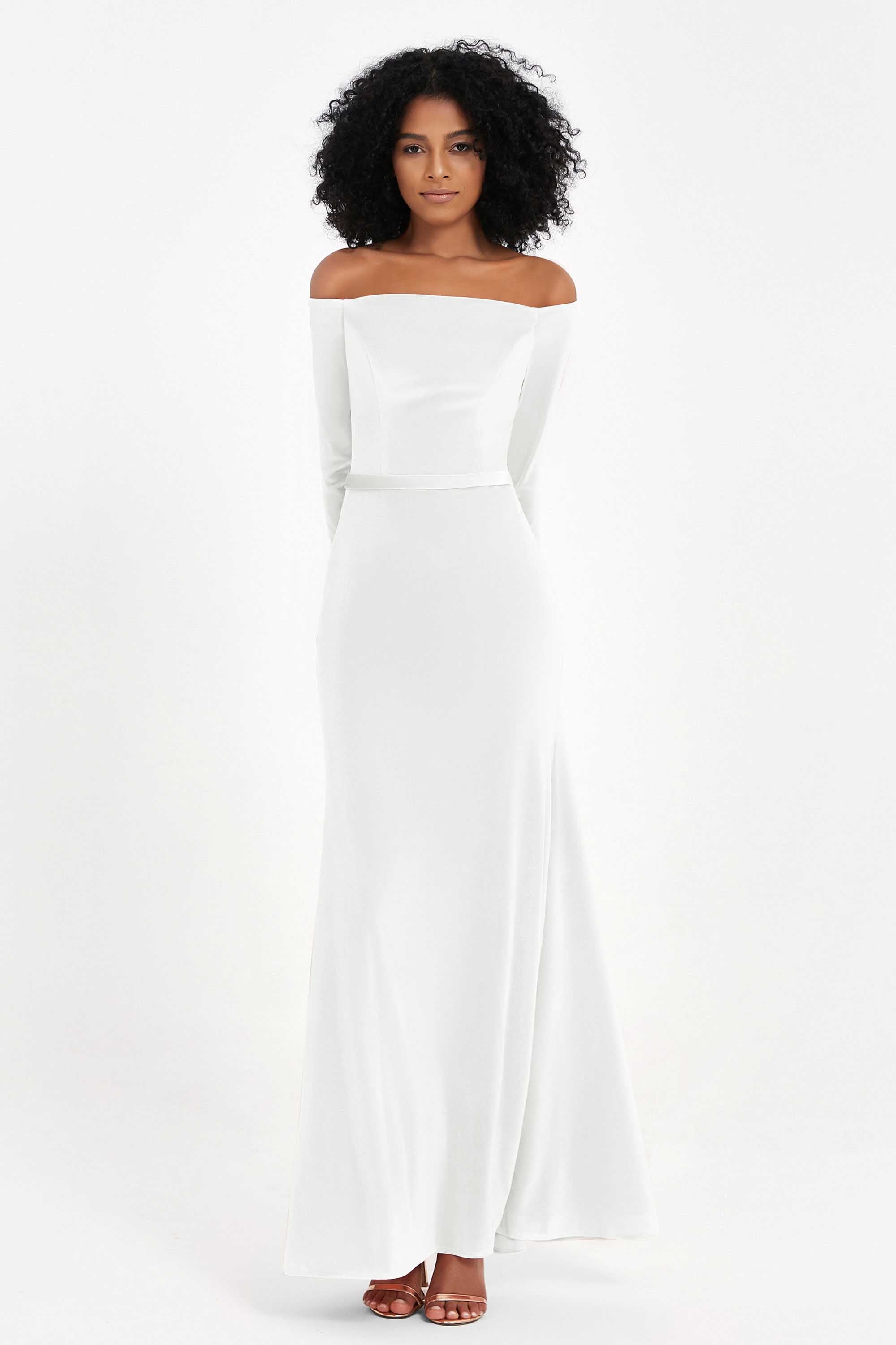 Off the Shoulder Velvet Formal Evening Dresses with Sash Long Prom Party Gowns