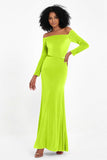 Off the Shoulder Velvet Formal Evening Dresses with Sash Long Prom Party Gowns