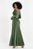 Off the Shoulder Velvet Formal Evening Dresses with Sash Long Prom Party Gowns