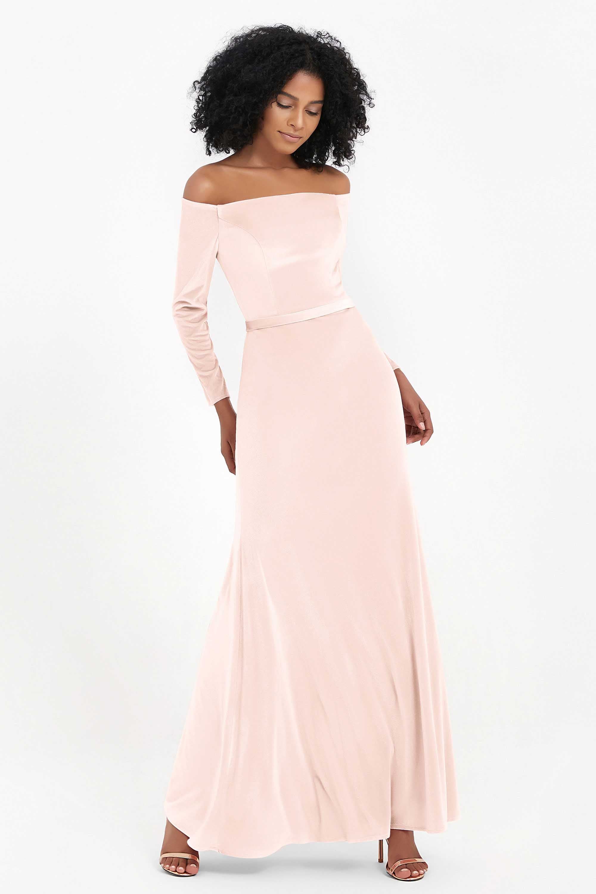 Off the Shoulder Velvet Formal Evening Dresses with Sash Long Prom Party Gowns