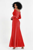 Off the Shoulder Velvet Formal Evening Dresses with Sash Long Prom Party Gowns