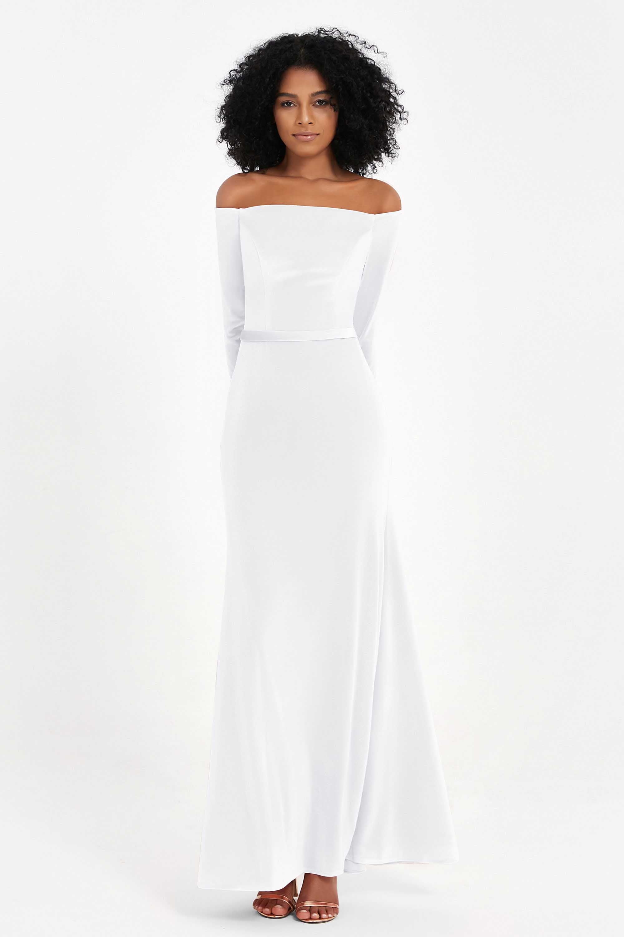 Off the Shoulder Velvet Formal Evening Dresses with Sash Long Prom Party Gowns