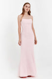 Mermaid Crepe Straight Across Formal Evening Dresses Long Prom Party Bridesmaid Dress Gowns