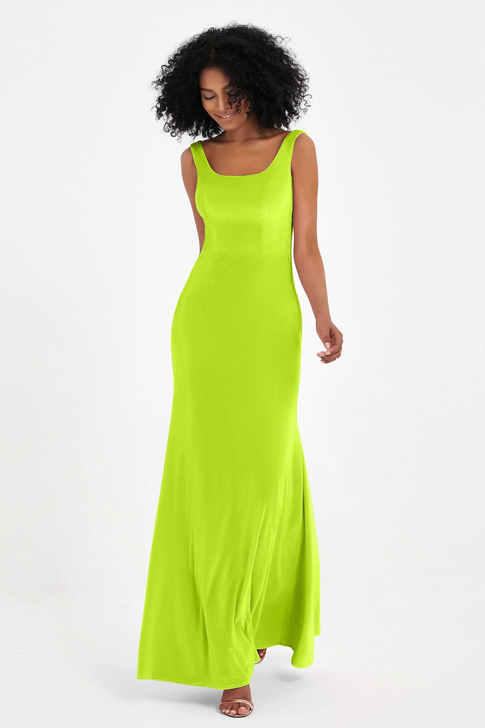 Scoop Sleeveless Velvet Long Formal Evening Dresses Sheath Bridesmaid Prom Party Gowns