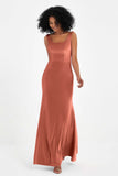 Scoop Sleeveless Velvet Long Formal Evening Dresses Sheath Bridesmaid Prom Party Gowns
