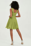 Empire Chiffon Knee Length Junior Bridesmaid Dress Wedding Prom Guest Dresses Gowns