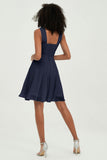 Empire Chiffon Knee Length Junior Bridesmaid Dress Wedding Prom Guest Dresses Gowns