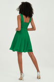 Empire Chiffon Knee Length Junior Bridesmaid Dress Wedding Prom Guest Dresses Gowns