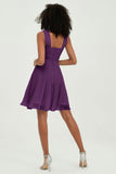 Empire Chiffon Knee Length Junior Bridesmaid Dress Wedding Prom Guest Dresses Gowns