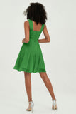 Empire Chiffon Knee Length Junior Bridesmaid Dress Wedding Prom Guest Dresses Gowns