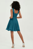 Empire Chiffon Knee Length Junior Bridesmaid Dress Wedding Prom Guest Dresses Gowns