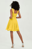 Empire Chiffon Knee Length Junior Bridesmaid Dress Wedding Prom Guest Dresses Gowns