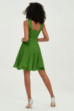 Empire Chiffon Knee Length Junior Bridesmaid Dress Wedding Prom Guest Dresses Gowns