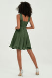 Empire Chiffon Knee Length Junior Bridesmaid Dress Wedding Prom Guest Dresses Gowns